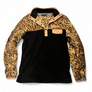 Simply Southern Black and Brown Camo Sweatshirt